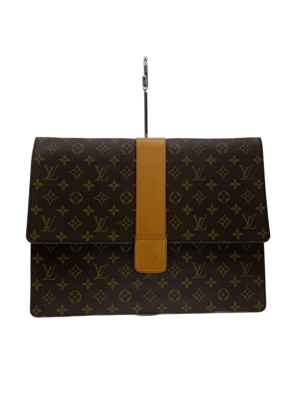 LOUIS VUITTON Shoulder bag Leather Brown All over